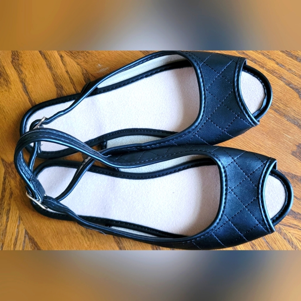 Black Women's Sandals 7